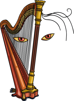 illustratie harp