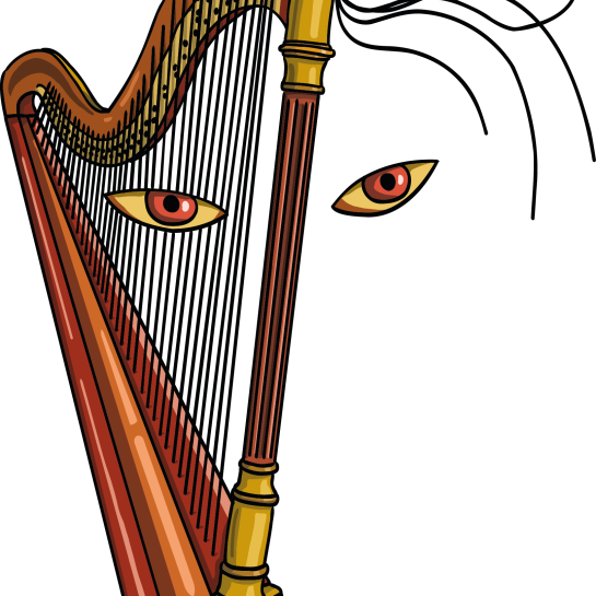 illustratie harp